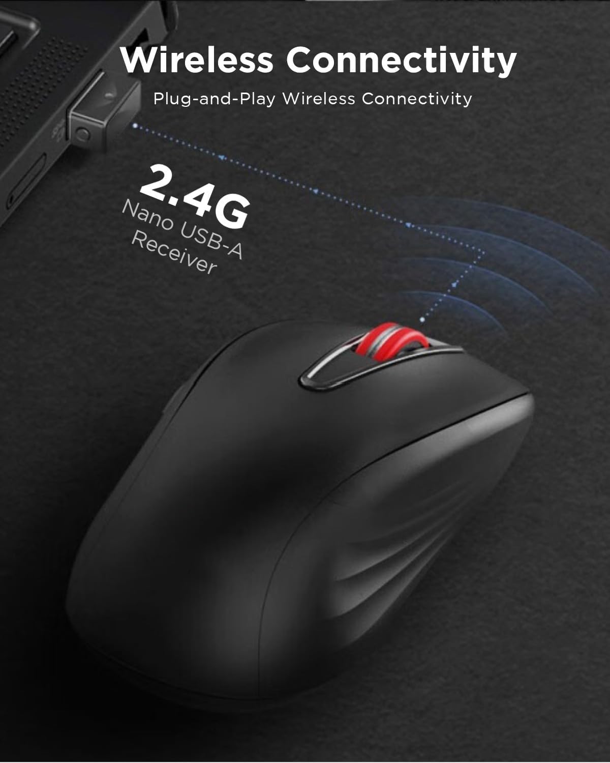 Lenovo 4Y51N41592 USB-C Rechargeable Silent Wireless Mouse