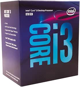 Intel BX80684I38100 Core i3-8100 Desktop Processor 3.6 GHz