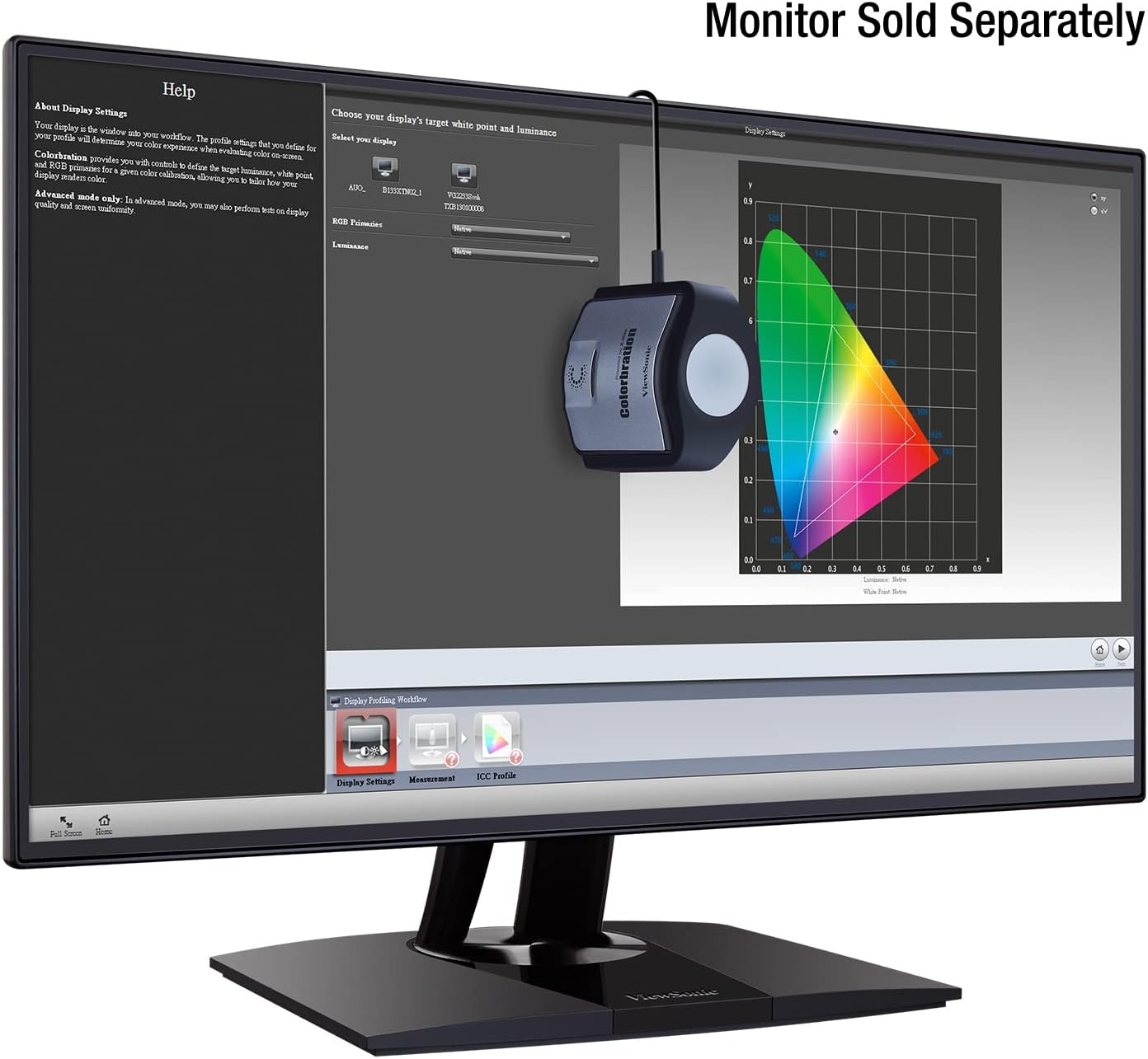 ViewSonic CS-XRI1 Pro Monitor Color Calibration Kit