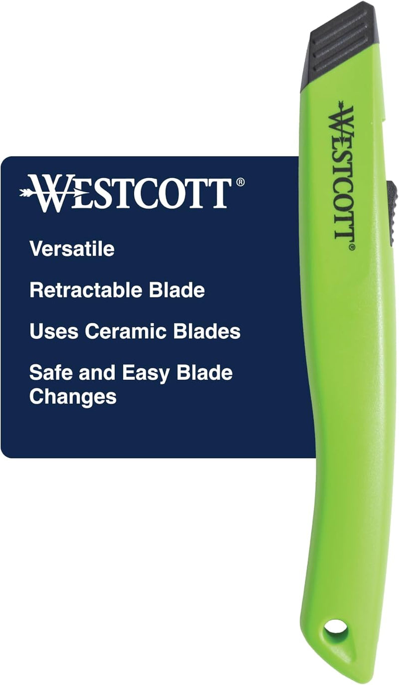 Westcott 16475 Box Cutter Safety Ceramic Utility Knife — main product image