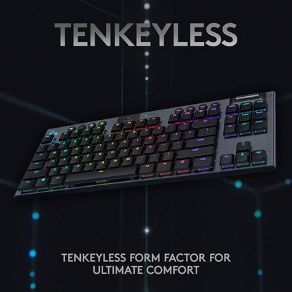 Logitech G915 Tenkeyless Lightspeed RGB Gaming Keyboard Renewed