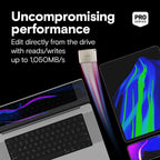 Crucial CT1000X9PROMACSSD9B02 1TB X9 Pro Mac Portable SSD
