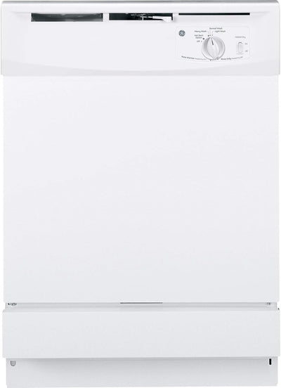 GE GSD2100VWW 24-Inch Built-In White Dishwasher