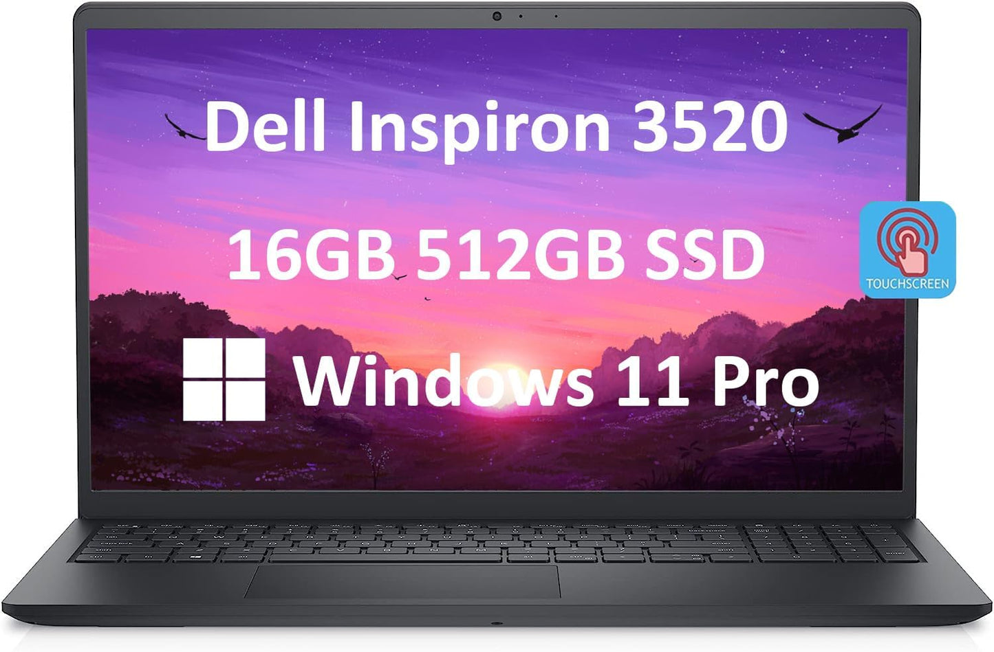 Dell Inspiron 3520 i5 Touchscreen Laptop, 16GB, 512GB SSD