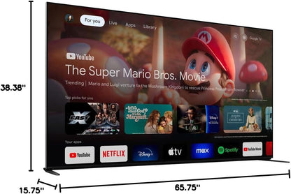 Sony E990SNK75XR90 BRAVIA 9 75" 4K QLED TV Bundle