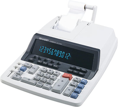 Sharp QS2760H Heavy-Duty 2-Color Printing Calculator