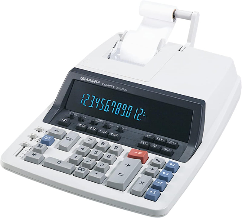 Sharp QS2760H Heavy-Duty 2-Color Printing Calculator — main product image