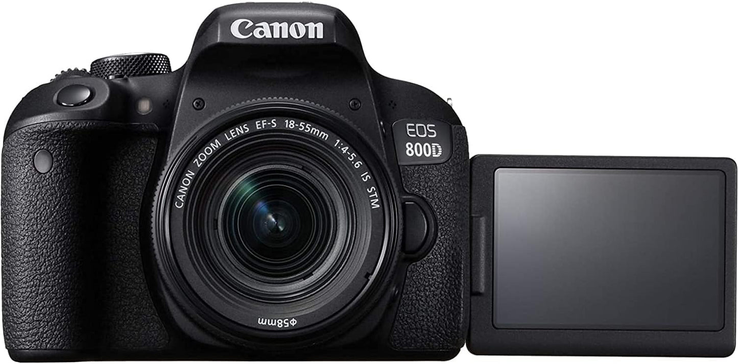Canon EOS Rebel 800D/T7i DSLR Camera Bundle (Renewed)