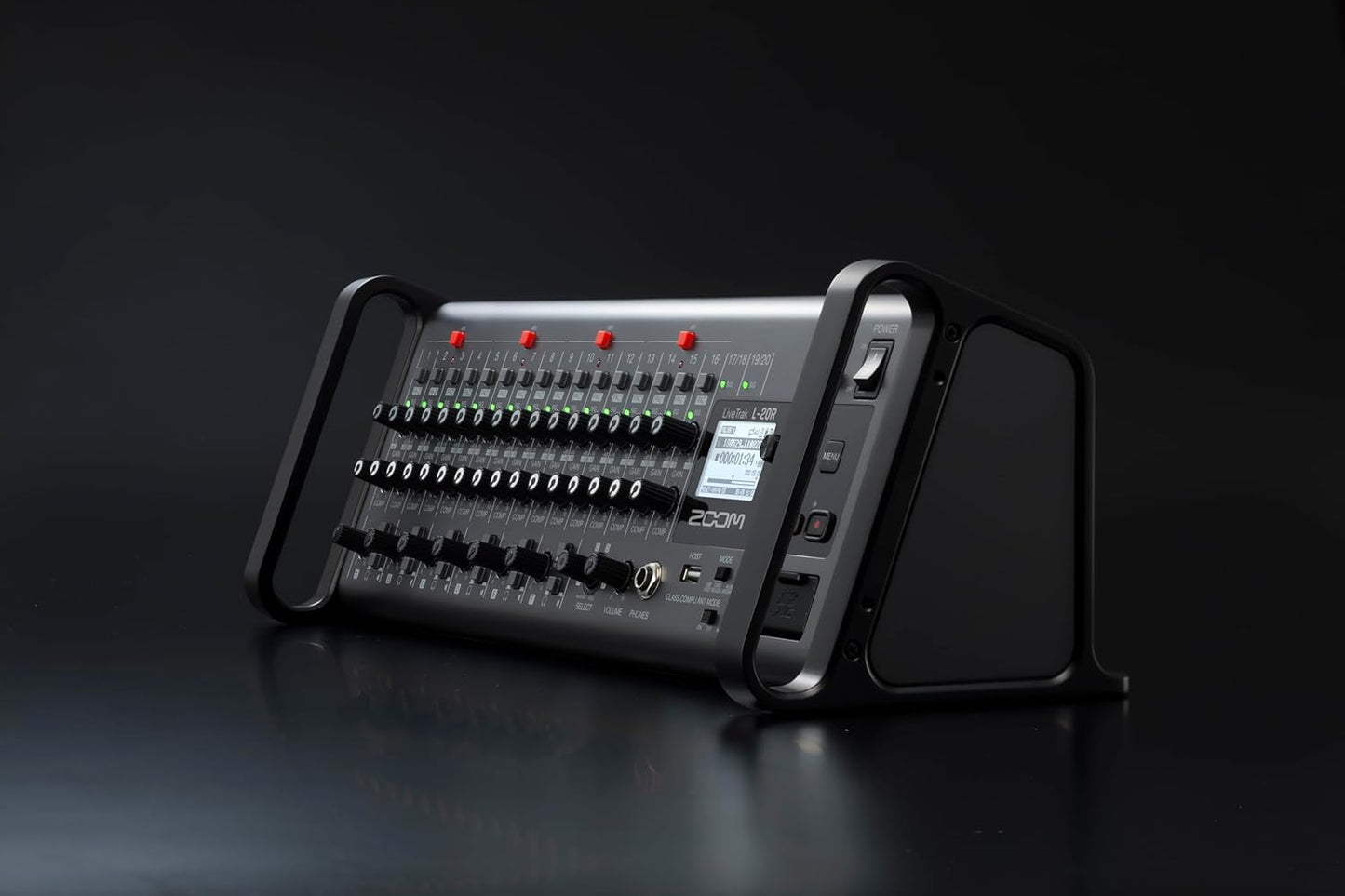 Zoom L-20R LiveTrak 20-Channel Remote Digital Mixer Recorder