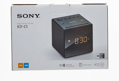 Sony ICFC1B.CED Black AM/FM Clock Radio