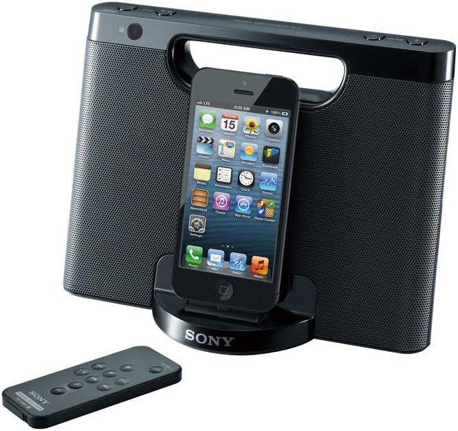 Sony RDPM7IPBLKN Lightning iPhone/iPod Speaker Dock — main product image
