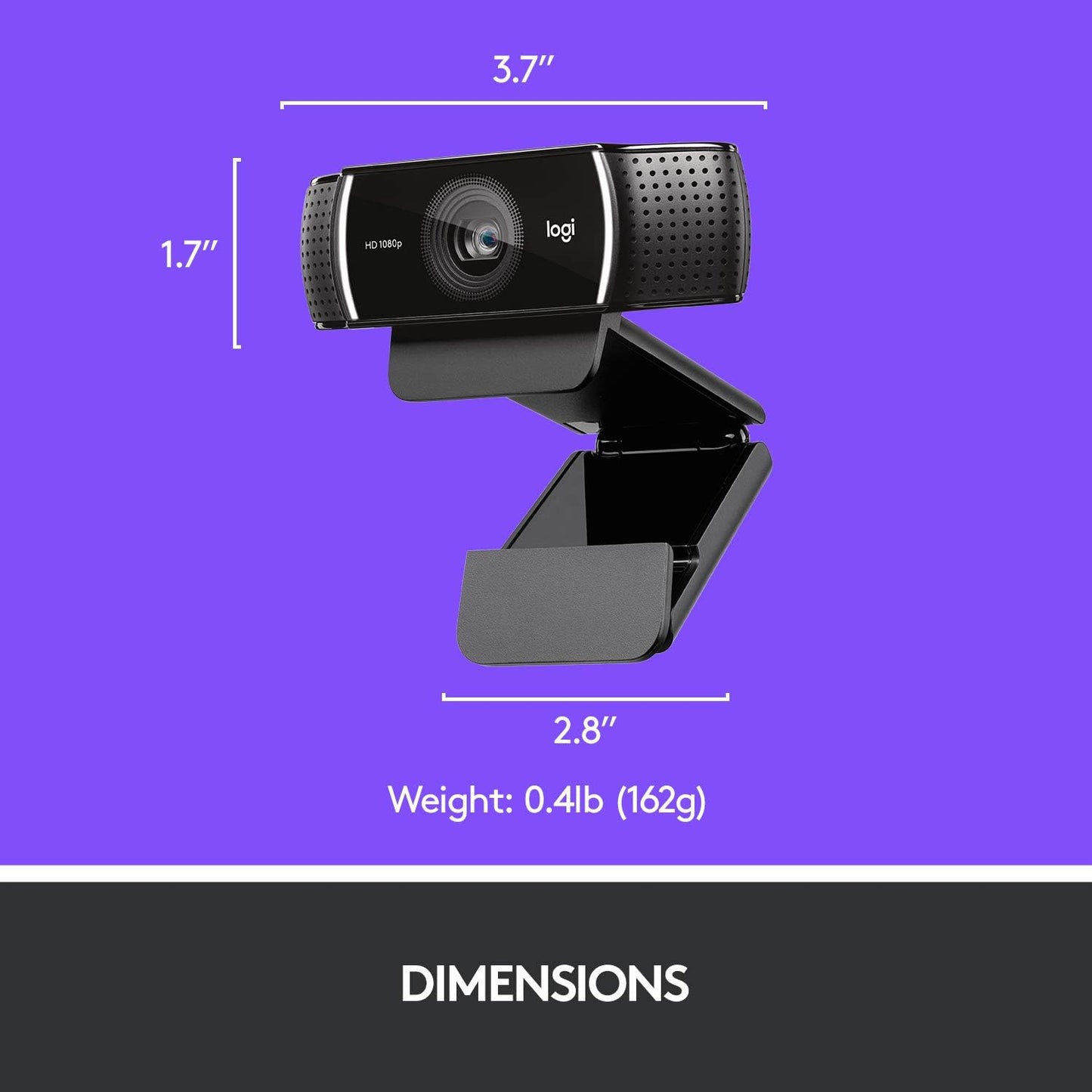 Logitech 960-001176 C922x Pro Stream 1080p Webcam