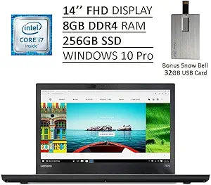 Lenovo ThinkPad T470 i7 Laptop 8GB 256GB SSD — main product image