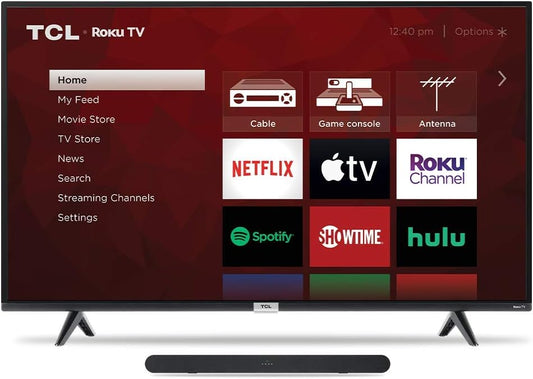 TCL 6 Series 75" 4K TV & Alto 6 Sound Bar