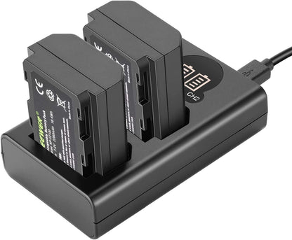 NEEWER NP-FZ100 2-Pack Battery Charger LCD for Sony Cameras