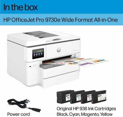 HP 9730e OfficeJet Pro Wide Format Wireless Printer