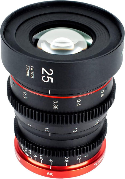 Meike 25mm T2.2 APS-C Cine Lens Canon RF