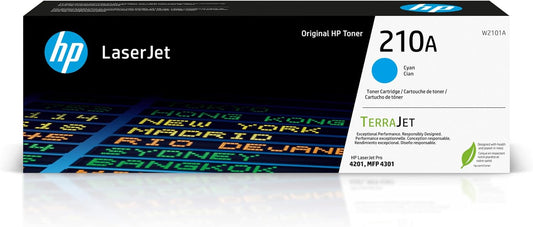 HP W2101A 210A Cyan Toner Cartridge for Color Laserjet