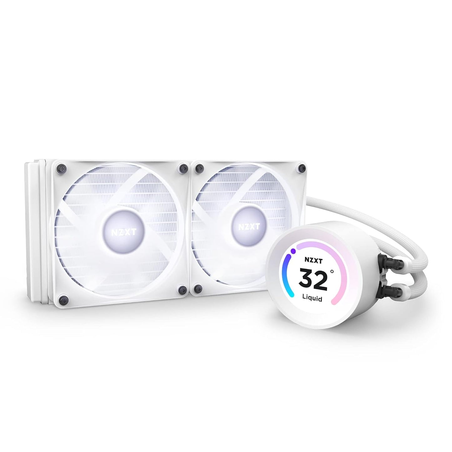 NZXT RL-KR24E-W1 Kraken Elite 240 RGB AIO CPU Cooler White