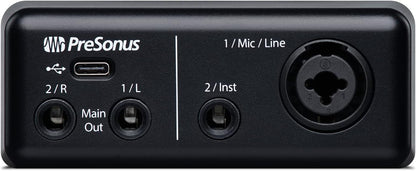 PreSonus AudioBox GO USB-C Audio Interface Studio One