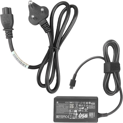 HP 1P3K6AA 65W USB-C LC Laptop Power Adapter