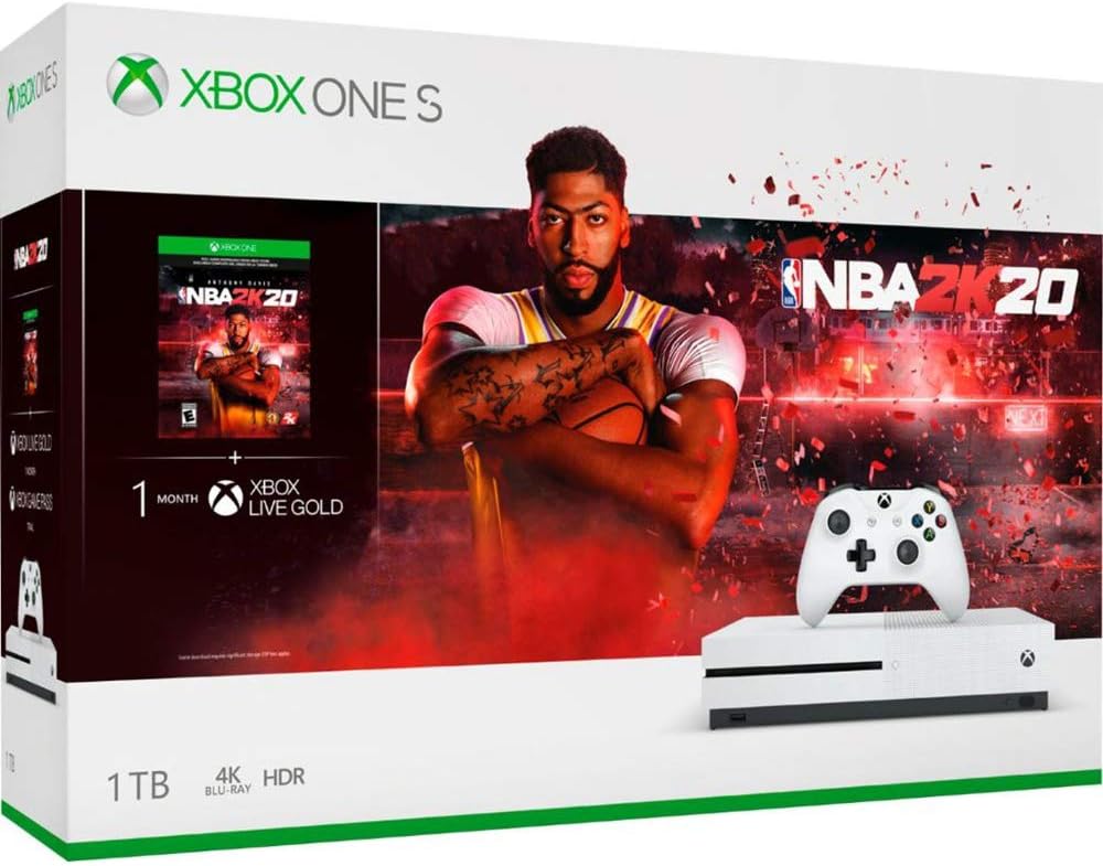 Microsoft 234-00998 Xbox One S 1TB NBA 2K20 Bundle