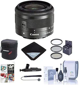 Canon 15-45mm STM Lens Kit Black
