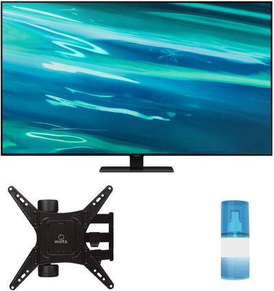 Samsung QN55Q80AA 55" QLED 4K Smart TV Bundle - (Used)