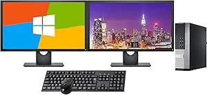 Dell 9020RN1 OptiPlex i7 Desktop PC Bundle (Renewed)