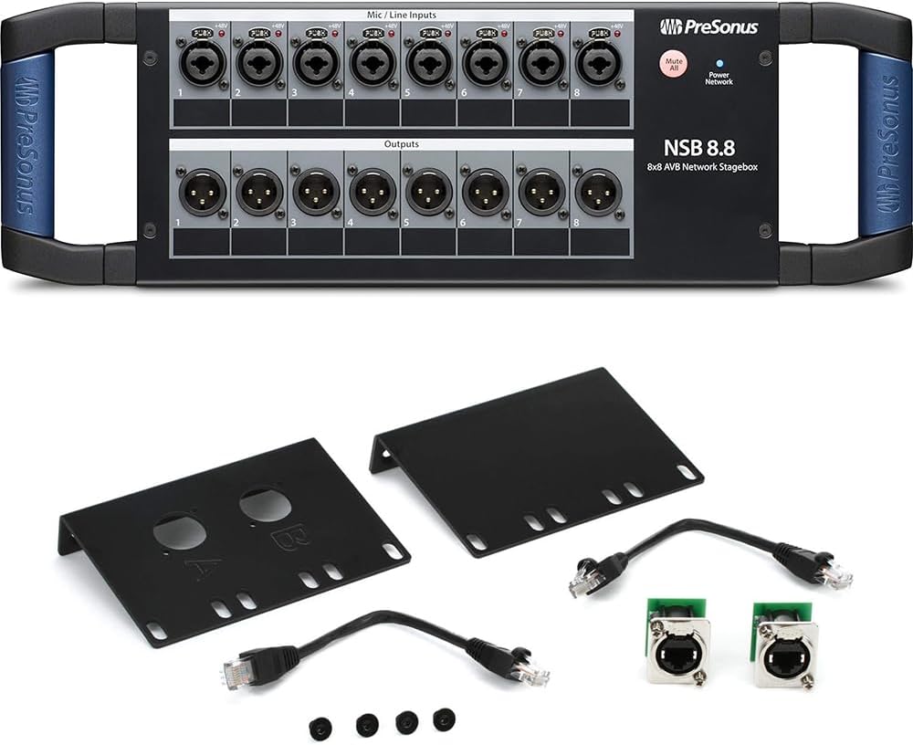 PreSonus NSB 8.8 AVB-Networked Stage Box Bundle