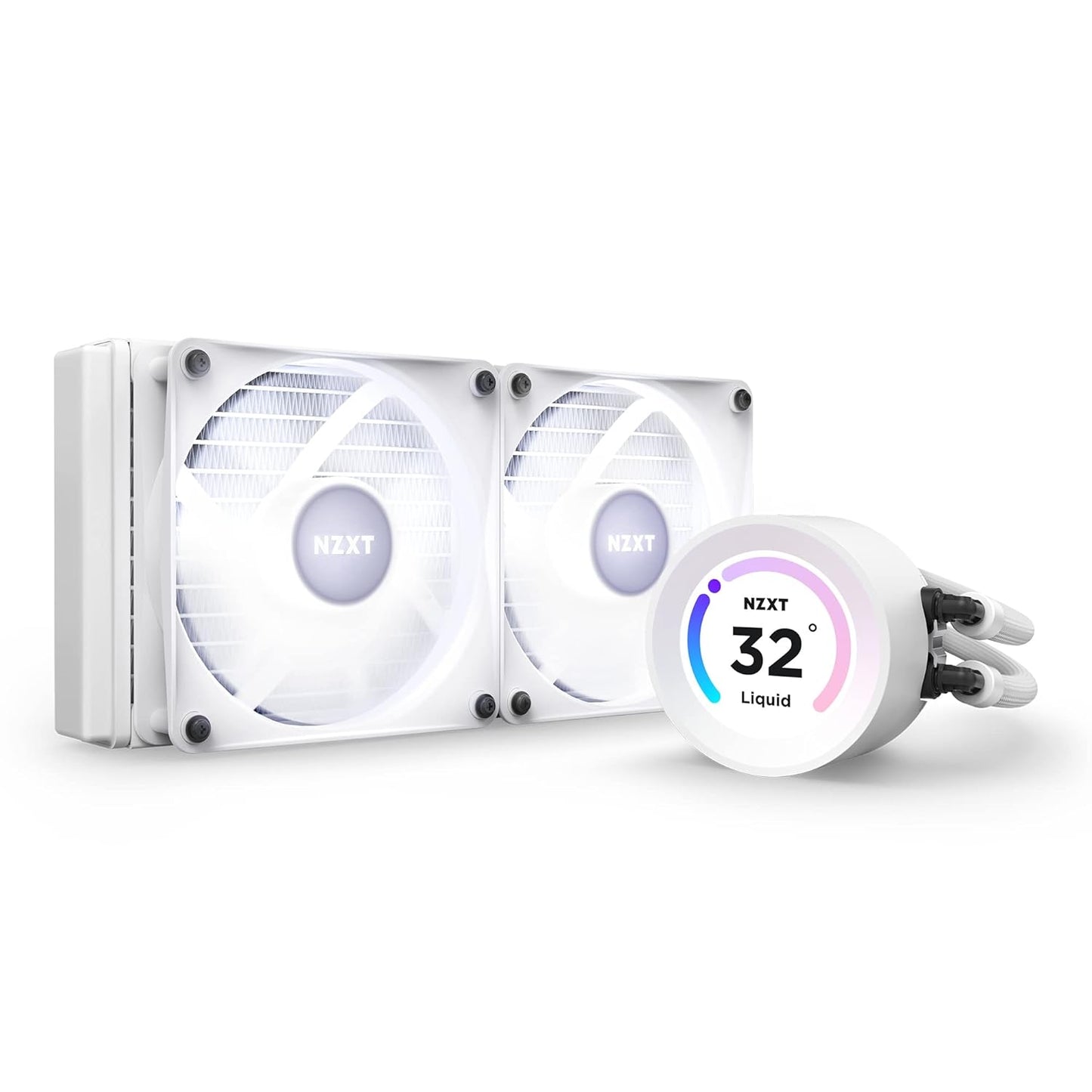 NZXT RL-KR24E-W1 Kraken Elite 240 RGB AIO CPU Cooler White