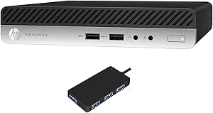 HP 4BC39UT ProDesk 400 G4 Mini i5 16GB 256GB SSD Desktop