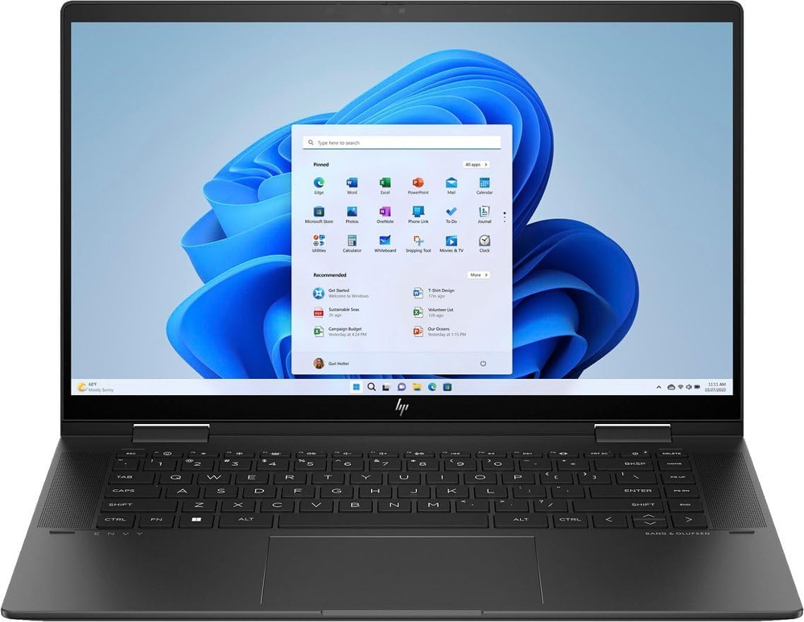 HP Envy x360 2-in-1 Laptop: Ryzen 5, 8GB RAM, 512GB SSD