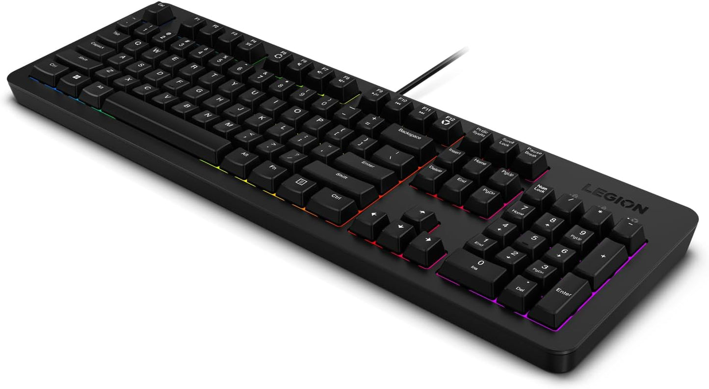 Lenovo K310 RGB Wired Gaming Keyboard Quiet