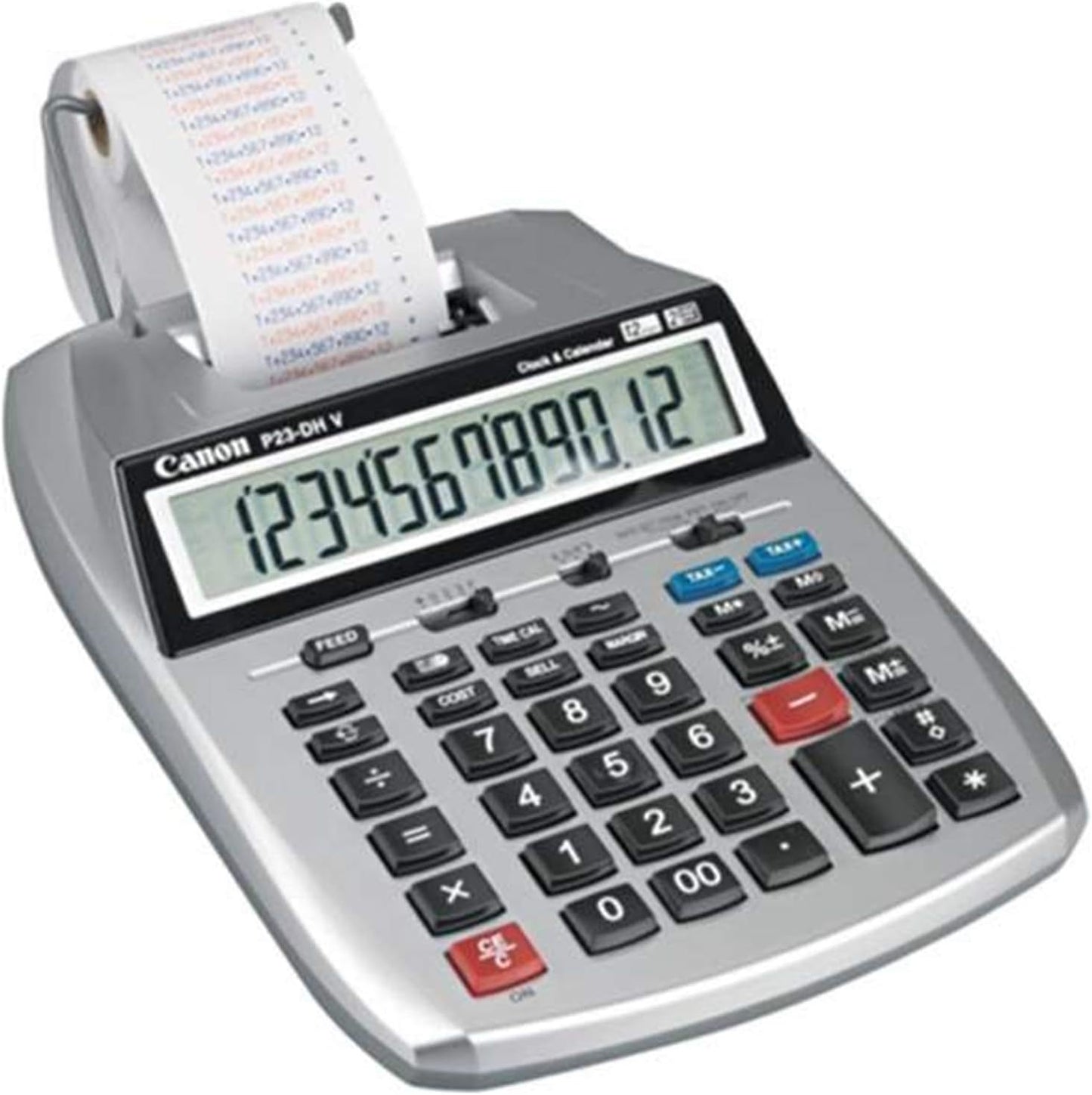 Canon P23-DHV Printing Calculator 12-Digit 2-Color