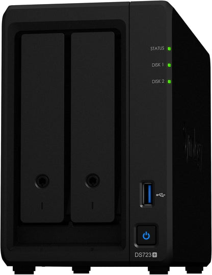 Synology DS723+ 2-Bay DiskStation - NAS Enclosure (Diskless)