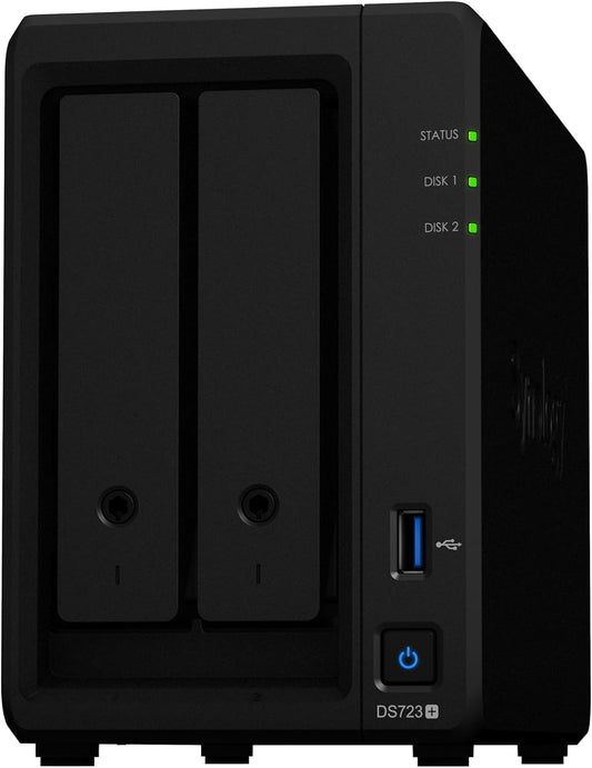 Synology DS723+ 2-Bay DiskStation - NAS Enclosure (Diskless)