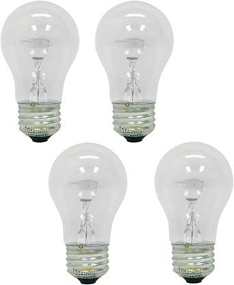 GE VC0S2_47260 Crystal Clear 40W Light Bulbs