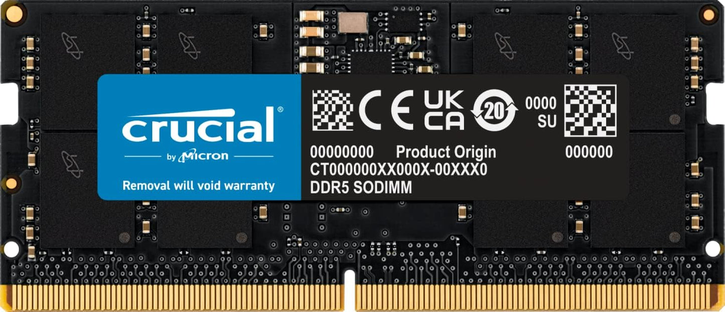 Crucial MYL-br713 16GB DDR5 4800MHz CL40 Laptop Memory