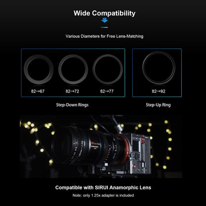 Sirui ADP125X 1.25x Anamorphic Adapter Venus Lenses