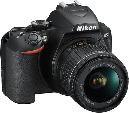 Nikon D3500 DSLR Camera 18-55mm Lens Bundle (Renewed)