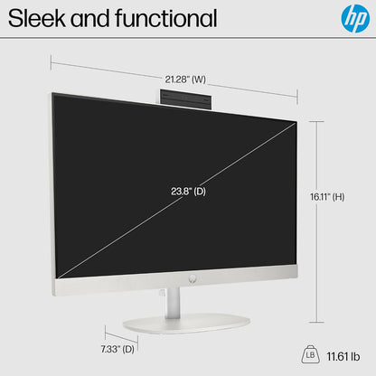 HP 24-cr0002 24" All-in-One Desktop Ryzen 5 7520U