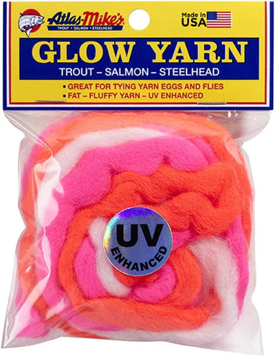 Atlas UV Glow Yarn - Salmon Steelhead Trout Fishing