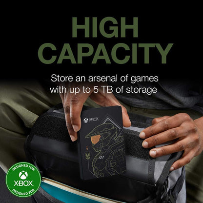 Seagate STEA2000431 Game Drive for Xbox 2TB - Halo Master Chief Edition