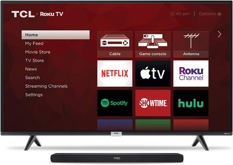 TCL 75" TV & Alto 8i Sound Bar - 4K UHD, Atmos