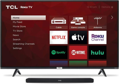 TCL 75" TV & Alto 8i Sound Bar - 4K UHD, Atmos