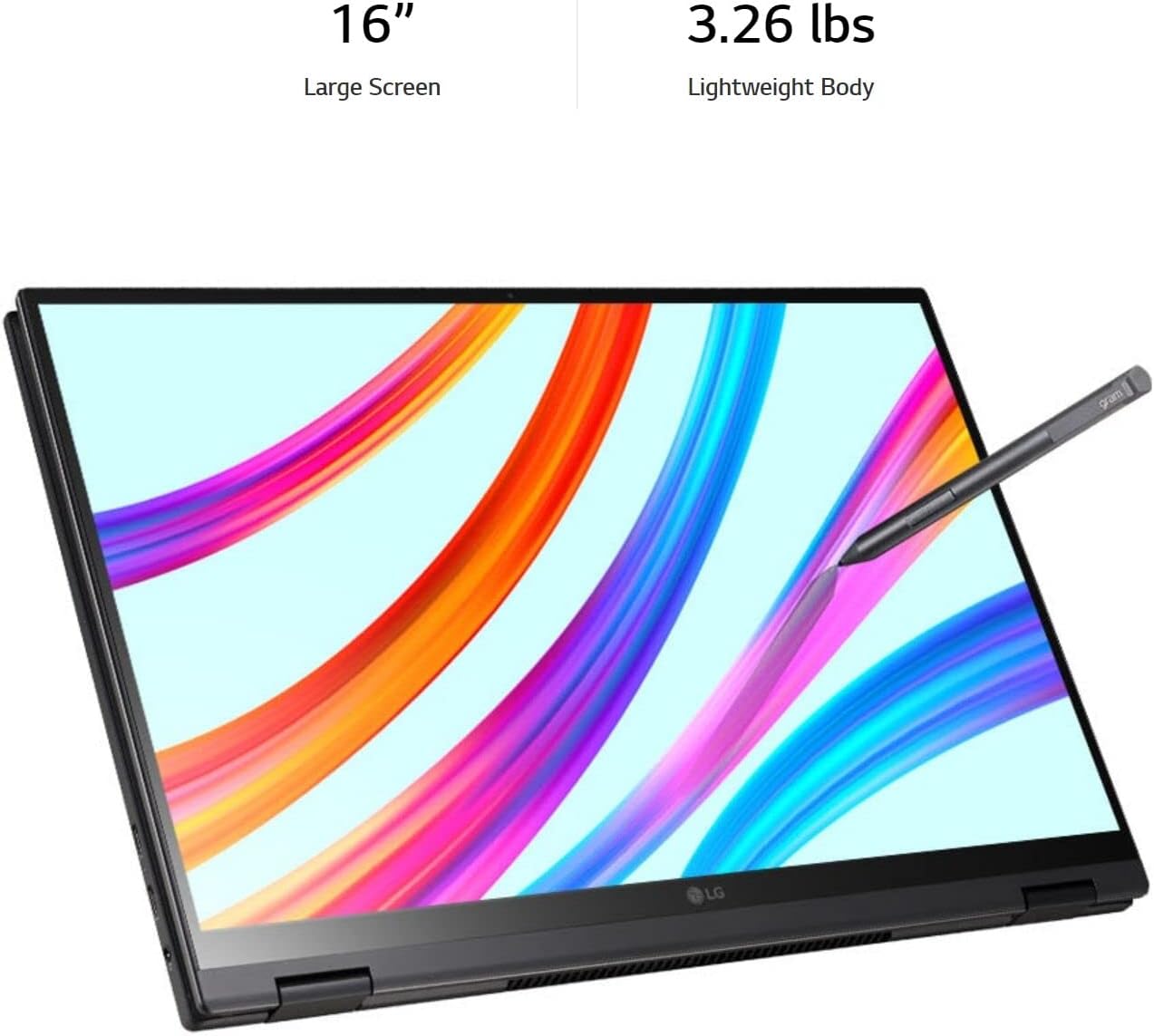 LG gram 16" 2in1 Touch Laptop i7 16GB 1TB Evo