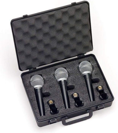 Samson SAM R21PACK Dynamic Vocal Microphone 3-Pack with Case