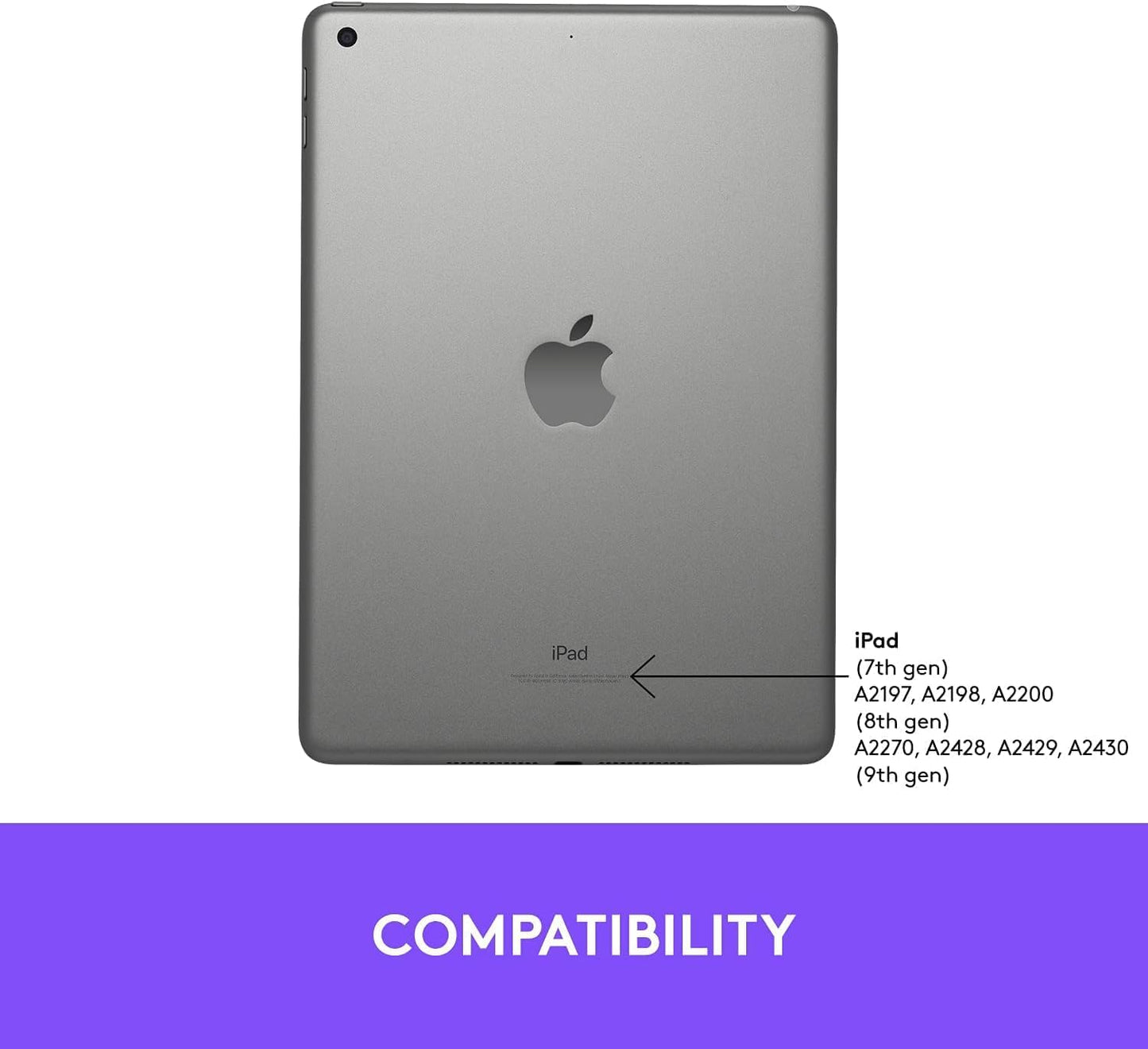 Logitech iPad Keyboard Case Slim Folio Wireless Graphite