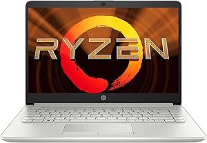 HP 14 14-FQ Ryzen 3 8GB RAM 128GB SSD Slim Laptop (Renewed)